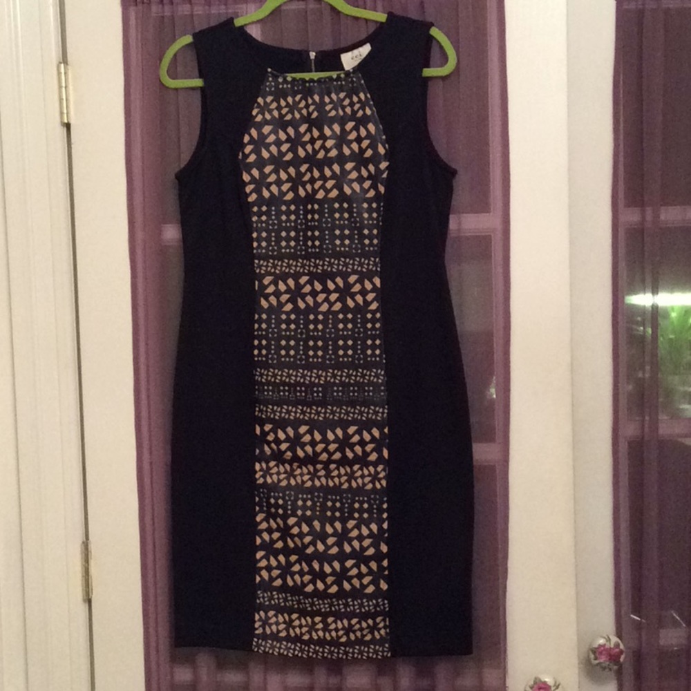 Black & Beige Dress size 12